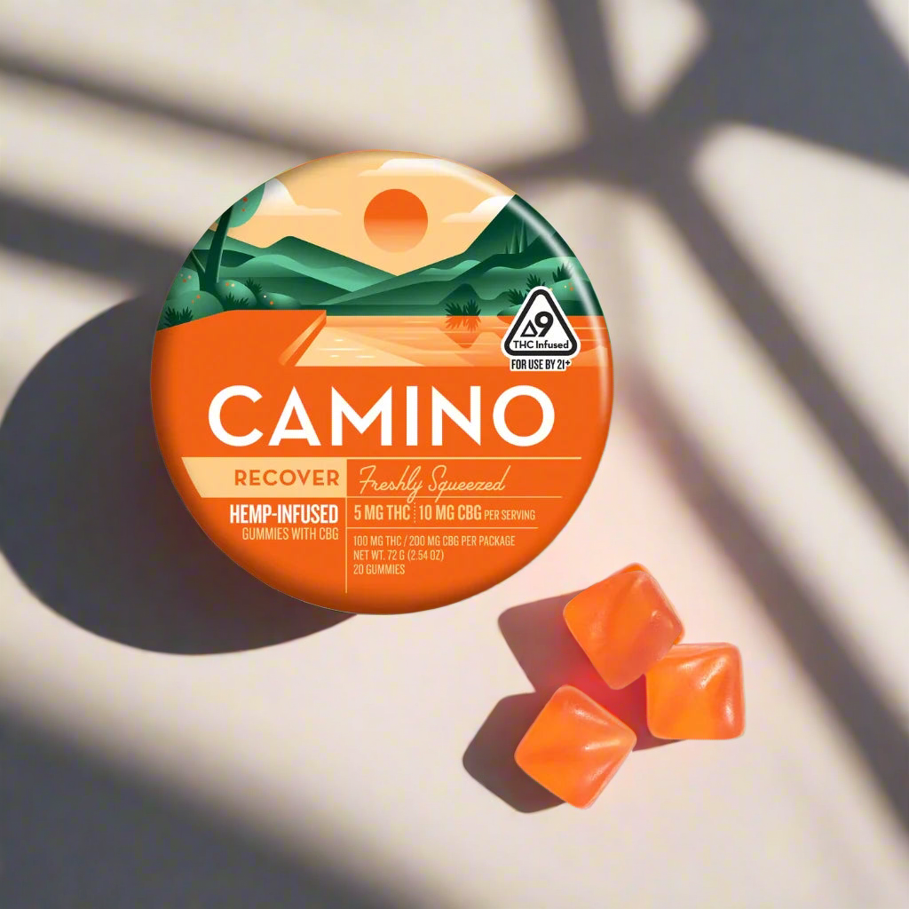 Camino Recover – Freshly Squeezed Gummies | 5mg THC : 10mg CBG
