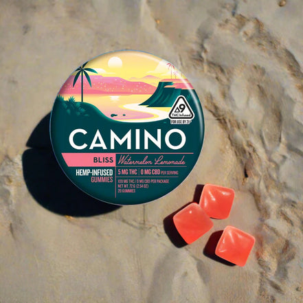 Camino Watermelon Lemonade 'Bliss' Gummies – 5mg Delta-9 THC