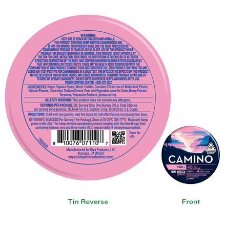 Camino Chill – Wild Berry Gummies | 5mg Delta-9 THC