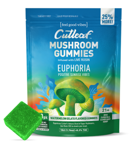 Cutleaf - Euphoria Mushroom Gummies - Sunrise - 1000mg