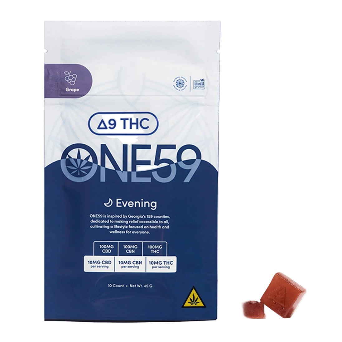 One59 Evening Grape Gummy for Sleep - 10mg