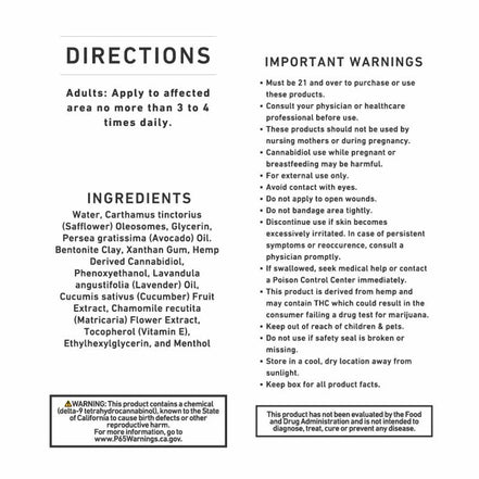 Muscle & Joint Relief Cream - 750mg