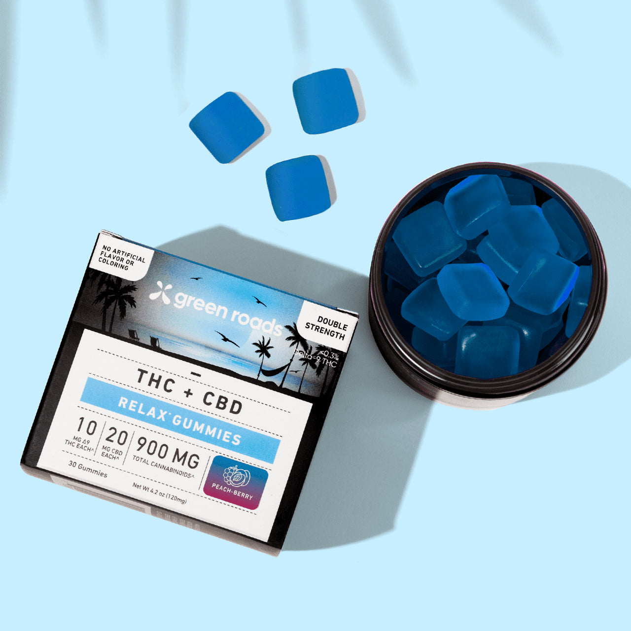Green Roads THC Relax Gummies - (30ct) 900mg