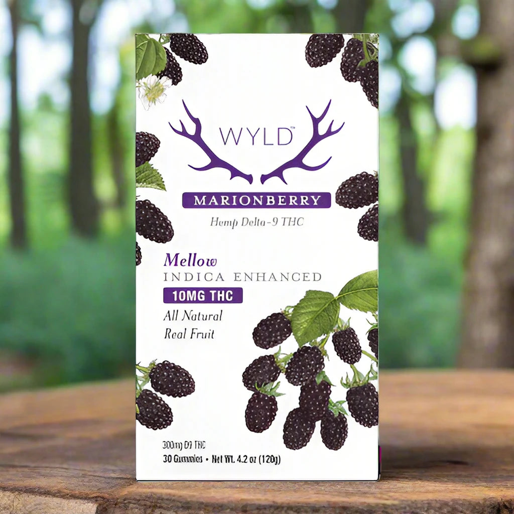 WYLD Marionberry Indica THC | Mellow - 30ct
