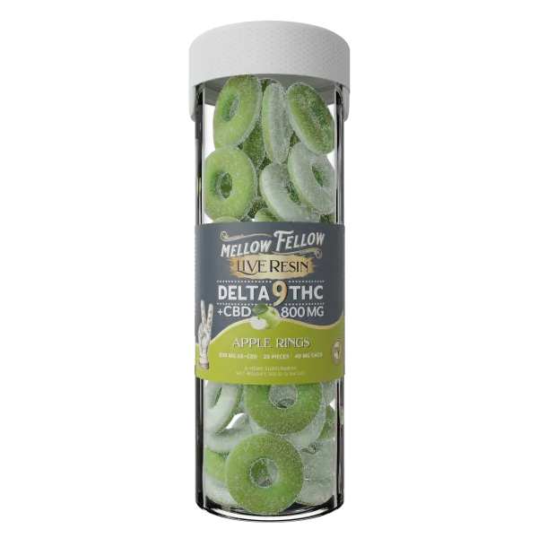 Mellow Fellow Delta 9 THC+CBD Rings 800mg