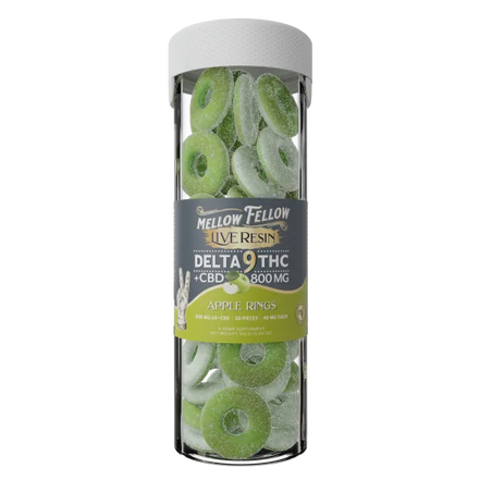 Mellow Fellow Delta 9 THC+CBD Rings 800mg