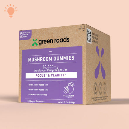 Mushroom Focus & Clarity CBD Gummies - (30ct)