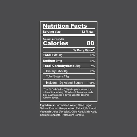 Drippy 12oz 10mg THC | 10mg CBN Soda