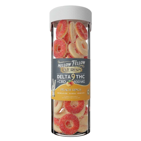 Mellow Fellow Delta 9 THC+CBD Rings 800mg