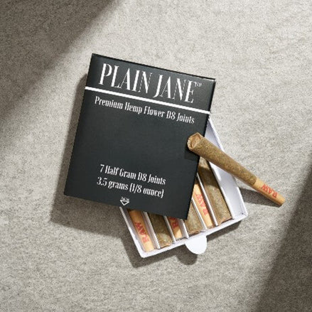 Plain Jane - Eighth Pack Delta 8 Hemp Prerolled Joints