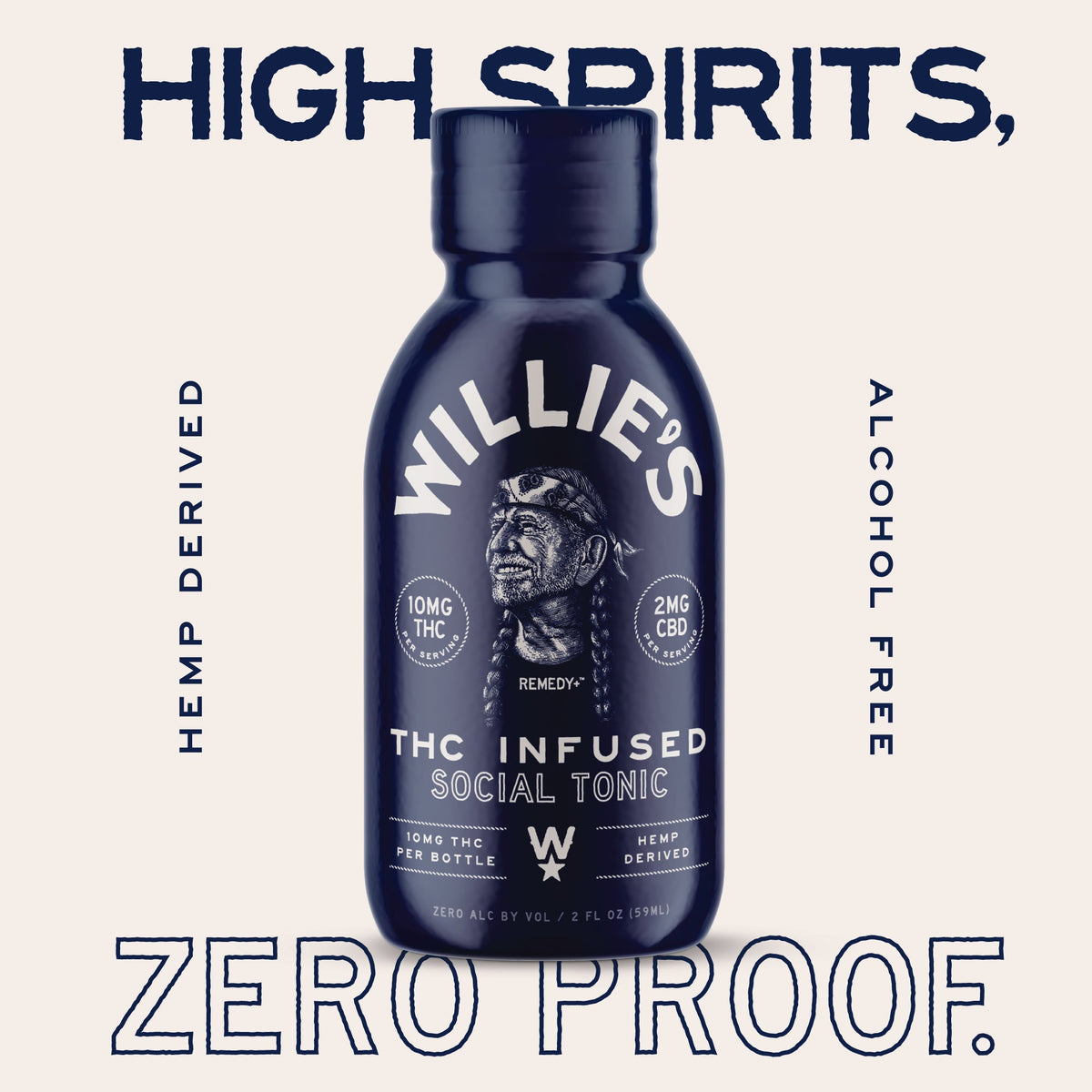 Willie's Remedy+ THC Shot - 10mg (2oz)
