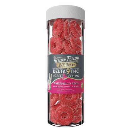 Mellow Fellow Delta 9 THC+CBD Rings 800mg