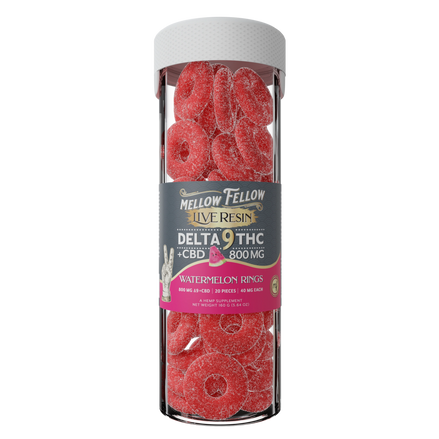 Mellow Fellow Delta 9 THC+CBD Rings 800mg