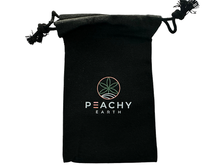 Peachy Earth Stash Bag